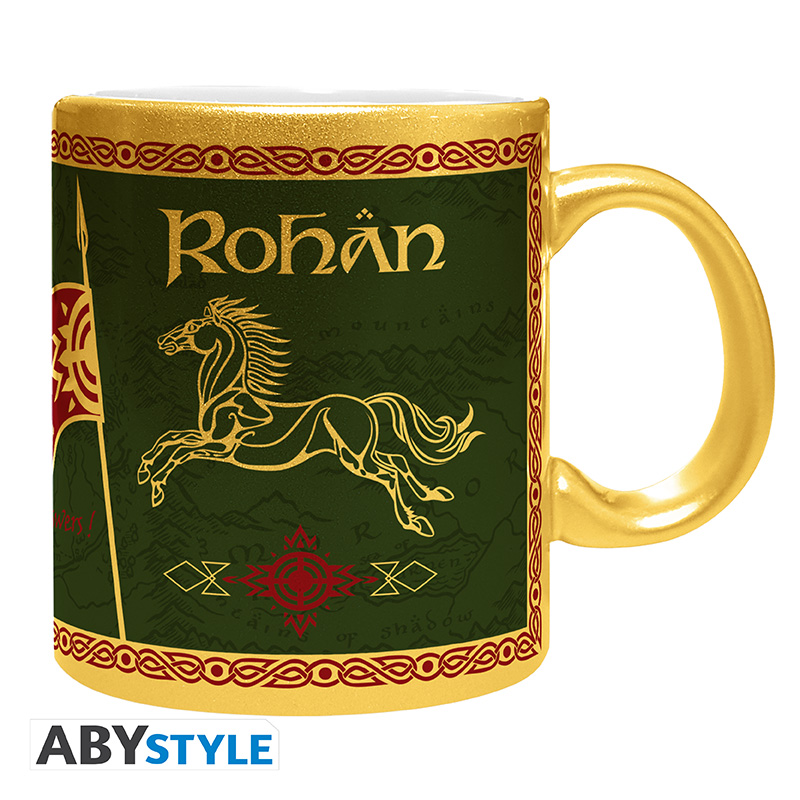 ABYMUGA740 LORD OF THE RINGS - Mug - 320 ml - Rohan - subli gold - immagine 1