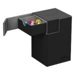 Ultimate Guard Flip´n´Tray  Deck Case 100+ Standard Size XenoSkin Black - immagine 2
