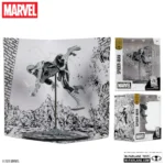 MARVEL COLLECTION 1:10 WV7 SPIDER-MAN (AMAZING SPIDER-MAN #318 )LINE ART FIGURE - immagine 4