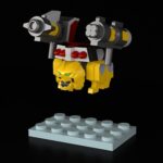 The Brave Fighter of Legend Da-Garn Brickroid Action Figure Ga-Orn (Animal Mode) 2 cm - immagine 4