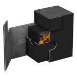 Ultimate Guard Flip´n´Tray  Deck Case 100+ Standard Size XenoSkin Black - immagine 3