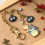 MY NEIGHBOR TOTORO BIG TOTORO & MUSHROOM CHARM CHAIN - immagine 3