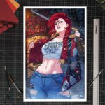 Dynamite Entertainment Fine Art Print Red Sonja 61 x 41 cm - unframed - immagine 2
