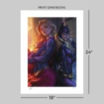 DC Comics Fine Art Print Supergirl & Batgirl 61 x 46 cm - unframed - immagine 6