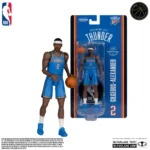NBA 6INCH ARTICULATED FIGURES WV1  SHAI GILGEOUS-ALEXANDER (OKLAHOMA CITY THUNDER) - immagine 3