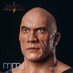 Black Adam Life-Size Bust Silicone Head - immagine 5
