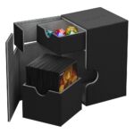 Ultimate Guard Flip´n´Tray  Deck Case 100+ Standard Size XenoSkin Black - immagine 5