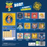 Toy Story Calendar 2027 30 x 30 cm - immagine 2