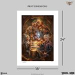 Baldur's Gate III Fine Art Print The Elfsong Tavern 61 x 46 cm - unframed - immagine 3