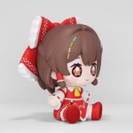 Touhou Lost Word Huggy Good Smile Mini Figure Reimu Hakurei 7 cm - immagine 5