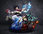 Demon Slayer: Kimetsu no Yaiba PVC Figure Tanjiro Kamado & Giyu Tomioka & Akaza 13 cm - immagine 2