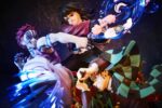 Demon Slayer: Kimetsu no Yaiba PVC Figure Tanjiro Kamado & Giyu Tomioka & Akaza 13 cm - immagine 3