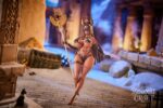 Original Character Isekai Emaki Action Figure Parts 1/12 Egyptian Goddess Bastet - immagine 5