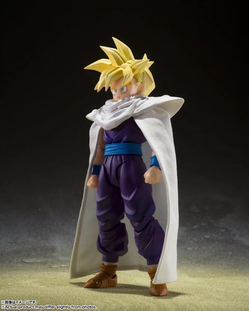 x_btn65554 Dragon Ball Z S.H.Figuarts Action Figure Super Saiyan Son Gohan -The Fighter Who Surpassed Goku- 11 cm - immagine 1
