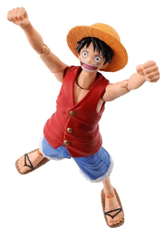 x_btn66473 One Piece S.H.Figuarts Action Figure Monkey D. Luffy -Romance Dawn- 15 cm - immagine 1