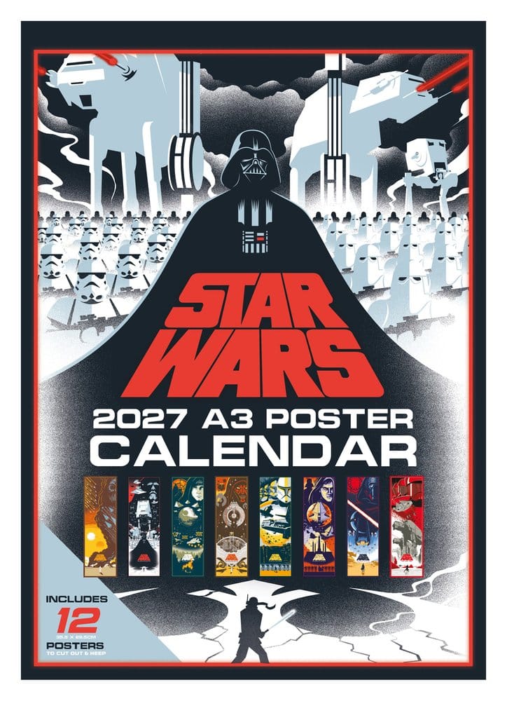 x_c2511345 Star Wars Calendar A3 Poster 2027 - immagine 1