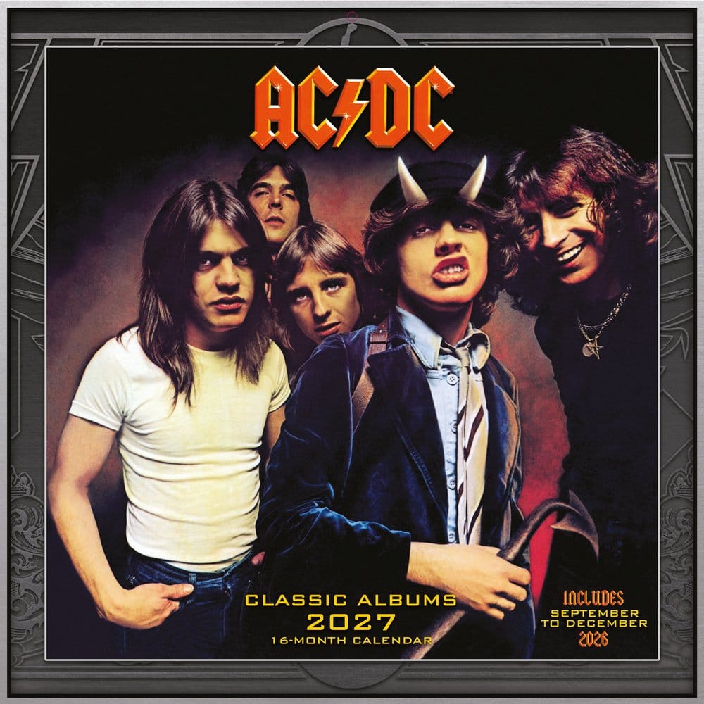 x_c2511348 AC/DC Calendar Albums 2027 30 x 30 cm - immagine 1