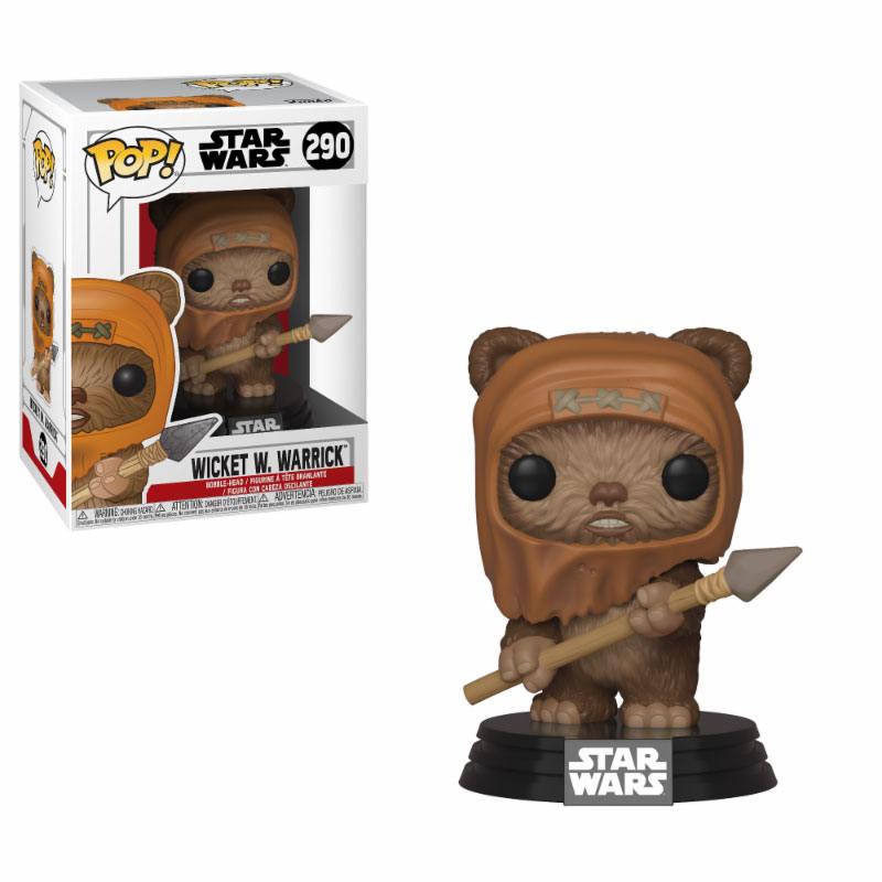 x_fk37525 Star Wars POP! Movies Vinyl Figure Wicket 9 cm - immagine 1