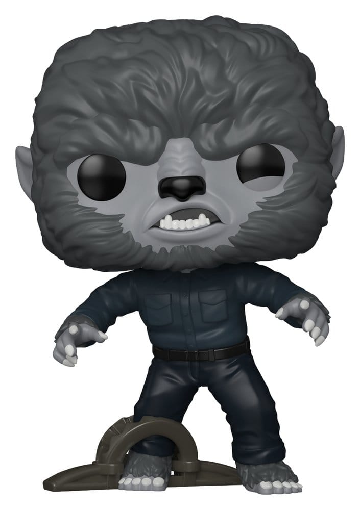 x_fk93190 The Wolfman POP! Movies Vinyl Figure Wolfman w/Trap 9 cm - immagine 1