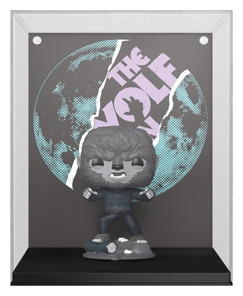 x_fk93191 The Wolfman POP! VHS Covers Vinyl Figure Wolfman 9 cm - immagine 1