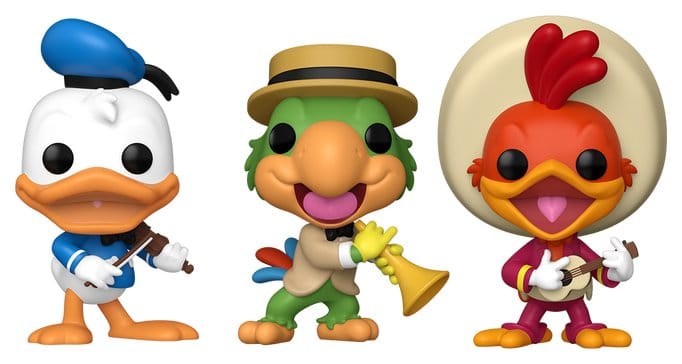 x_fk93228 Disney POP! Vinyl Figure 3-Pack The Three Caballeros 9 cm - immagine 1
