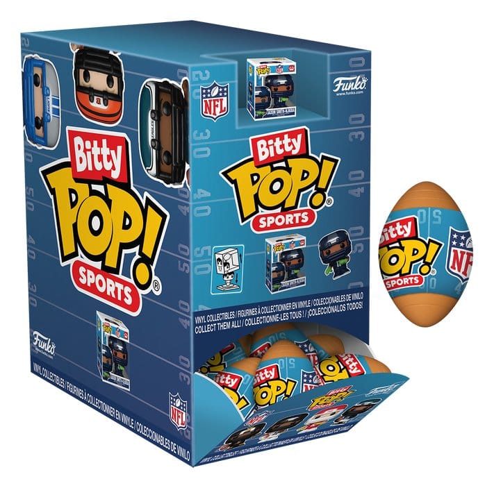 x_fk93738 NFL Bitty POP! Vinyl Figures Series 2 2 cm Blind Box Display (24) - immagine 1