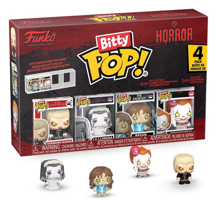 x_fk95117 Horror Bitty POP! Vinyl Figure 4-Pack David 2,5 cm - immagine 1