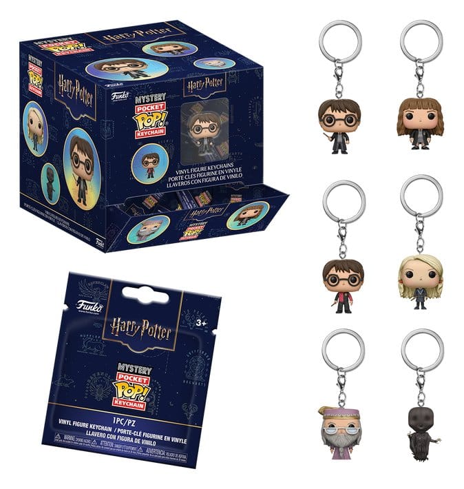 x_fk97590 Harry Potter POP! Vinyl Keychains 4 cm Display (12) - immagine 1