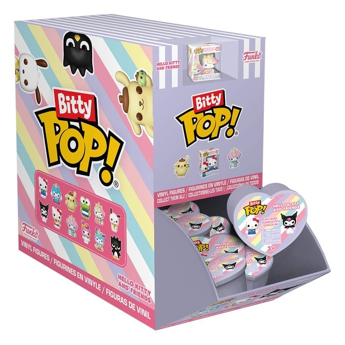 x_fk97596 Hello Kitty&Friends POP! Vinyl Figure Hearts PDQ Display (24) 2,5 cm - immagine 1
