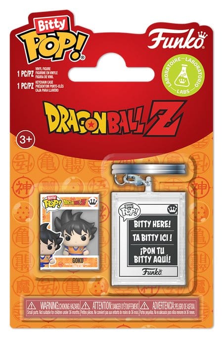x_fk97598 Dragon Ball Z Bitty POP! & Accessory Vinyl Figure 2-Pack Goku w/KCHN 2 cm - immagine 1