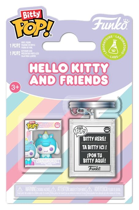 x_fk97601 Sanrio Bitty POP! & Accessory Vinyl Figure 2-Pack Cinnamoroll w/KCHN 2 cm - immagine 1
