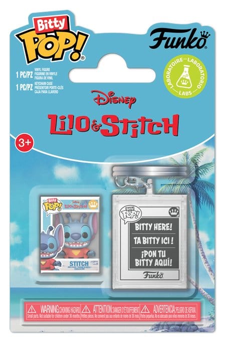 x_fk97602 Lilo & Stitch Bitty POP! & Accessory Vinyl Figure 2-Pack 626 Stitch w/KCHN 2 cm - immagine 1