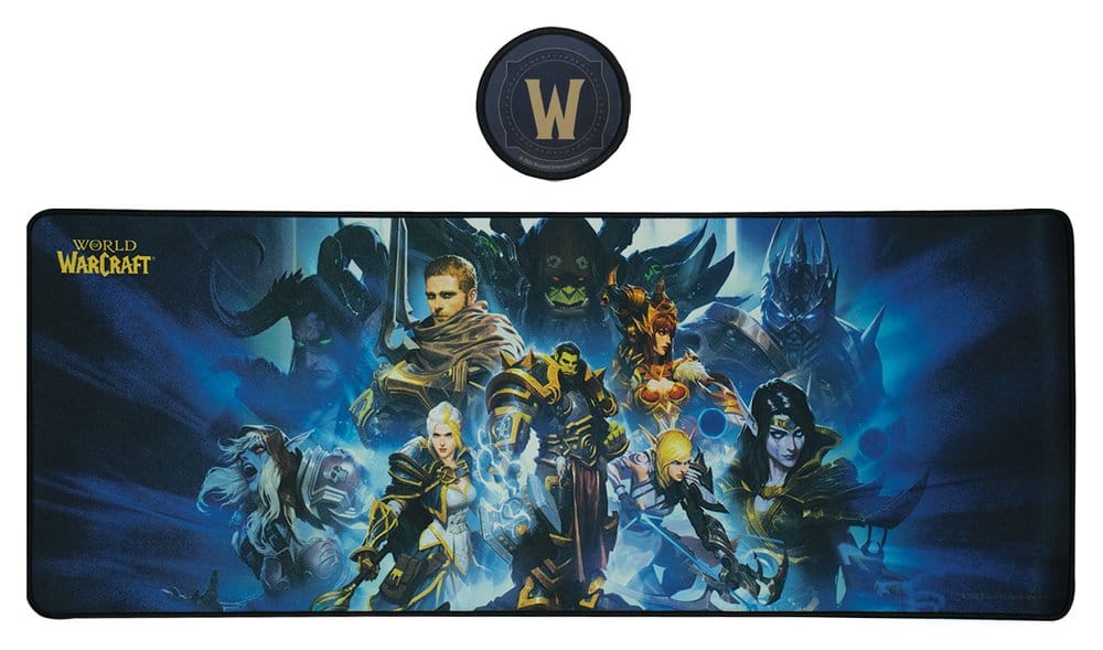 x_fntk-abk-wow05 World of Warcraft Desk Pad & Coaster Set - immagine 1