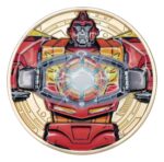 Transformers Collectable Coin The Movie 40th Anniversary Limited Edition 24k Gold Plated