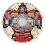 Transformers Collectable Coin The Movie 40th Anniversary Limited Edition 24k Gold Plated