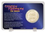 Transformers Collectable Coin The Movie 40th Anniversary Limited Edition 24k Gold Plated - immagine 3