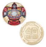 Transformers Collectable Coin The Movie 40th Anniversary Limited Edition 24k Gold Plated - immagine 4