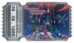 Transformers Replica The Movie 40th Anniversary Movie Ticket Limited Edition 9 x 16 cm