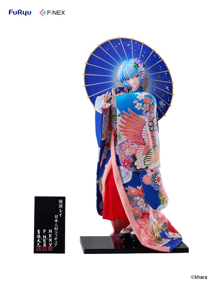 x_fryu07875 Evangelion F:NEX Japanese Doll 1/4 Ayanami Rei 45 cm - immagine 1