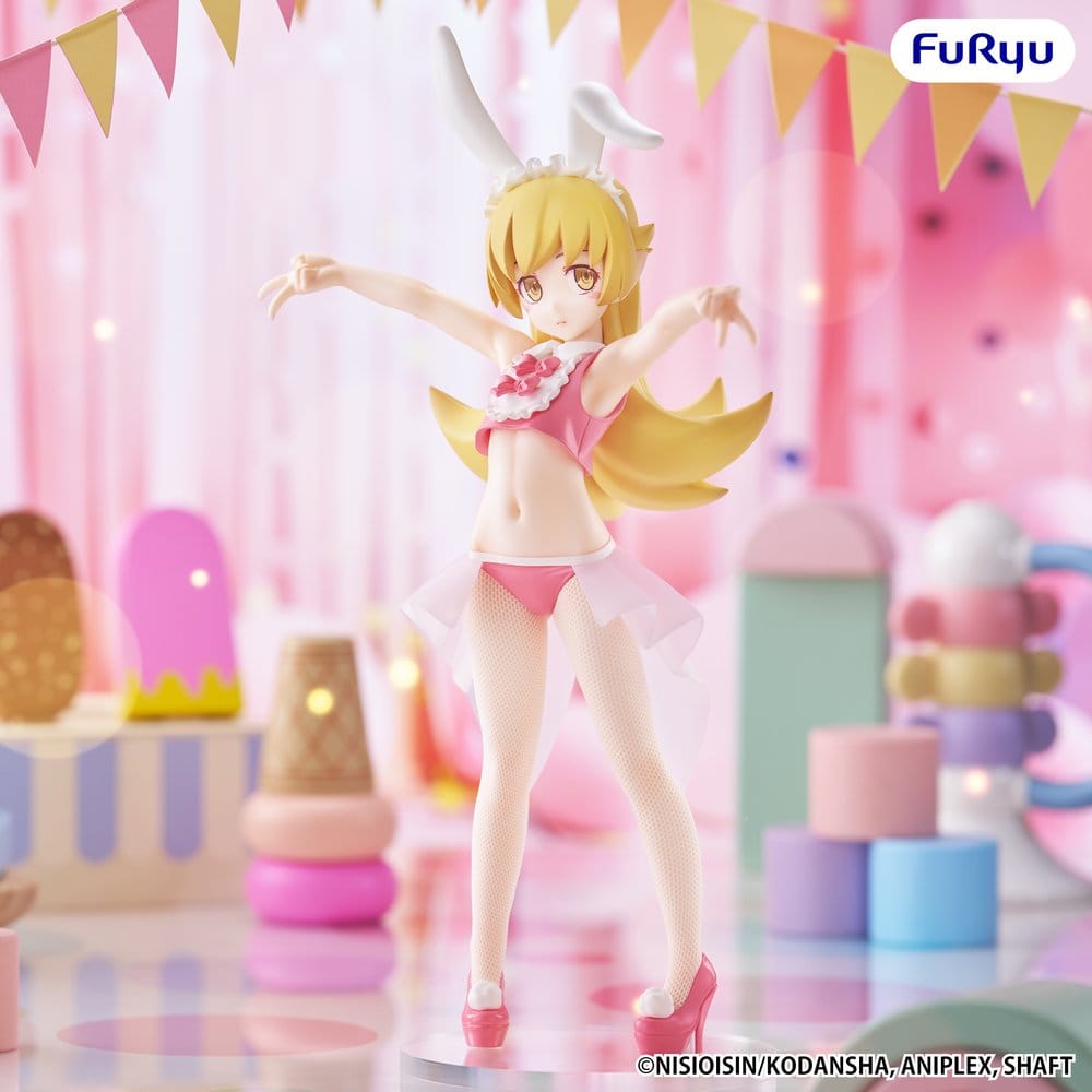 x_fryu29562 Monogatari Series BiCute Bunnies PVC Figure Shinobu Oshino 23 cm - immagine 1