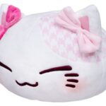 Nemuneko Plush Figure Cat Ribbon Big Pink Ver. 30 cm