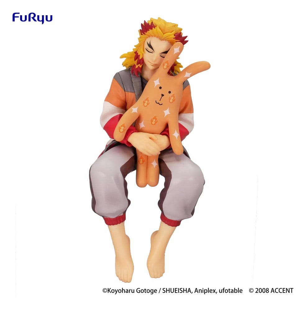 x_fryu51761 Demon Slayer: Kimetsu no Yaiba Noodle Stopper Figure Rengoku Kyojuro CRAFTHOLIC 13 cm - immagine 1