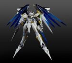 Cross Ange: Rondo of Angel and Dragon Moderoid Plastic Model Kit Villkiss 16 cm - immagine 2