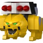 The Brave Fighter of Legend Da-Garn Brickroid Action Figure Ga-Orn (Animal Mode) 2 cm