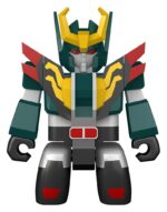 The Brave Fighter of Legend Da-Garn Brickroid Action Figure Seven Changer 5 cm