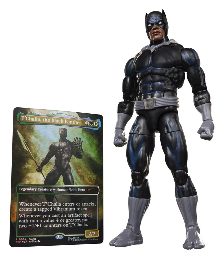 x_hasg2107 Magic The Gathering: Marvel Super Heroes Marvel Legends Action Figure Black Panther 15 cm - immagine 1