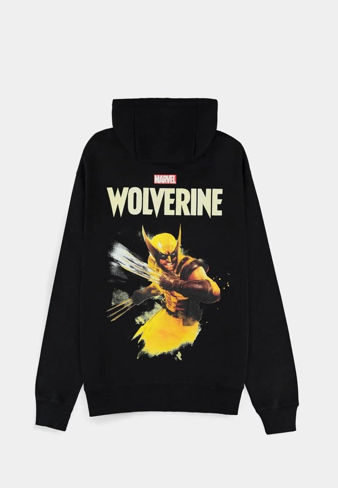 x_hd853887xme Marvel Zipper Hoodie Wolverine Black - immagine 1
