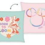 Disney Soft Velboa Pillow Minnie Mouse Born to Bloom 40 x 40 cm