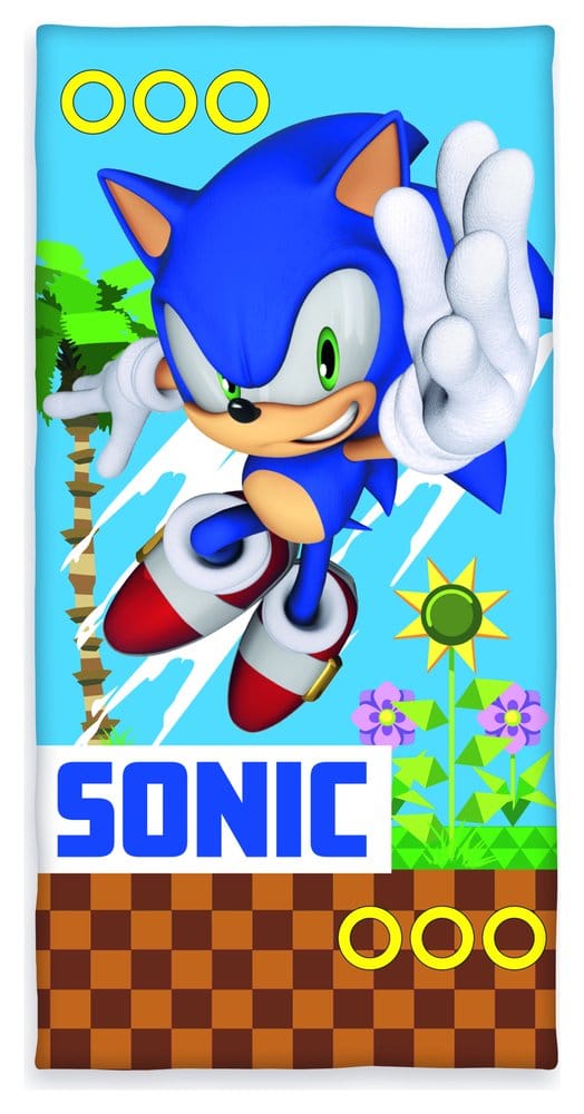 x_hhe6194228515523 Sonic Beach Towel Sonic 70 x 140 cm - immagine 1