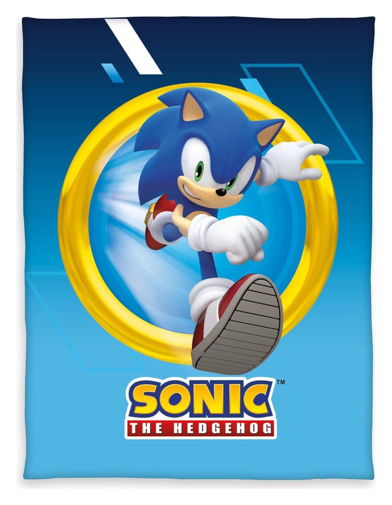 x_hhe7594207127523 Sonic Fleece Blanket Sonic 130 x 170 cm - immagine 1